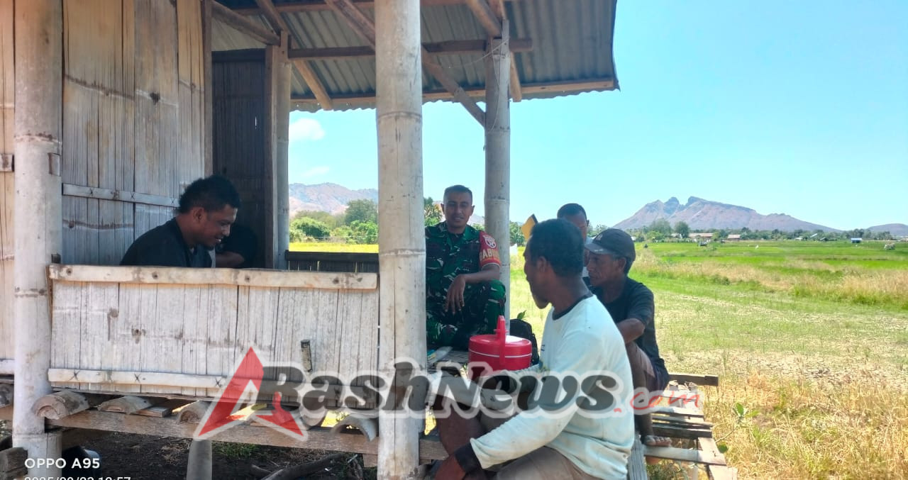 Monitoring Wilayah, Babinsa Dorong Warga Jaga Keamanan dan Kekompakan