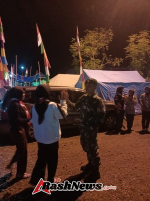 Koramil 1628-03/Seteluk Terus Hadir di Tengah Warga Lewat Patroli Malam Babinsa