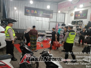 Blue Light Patrol Polsek Selemadeg Siaga Malam, Kunci Zero Criminal