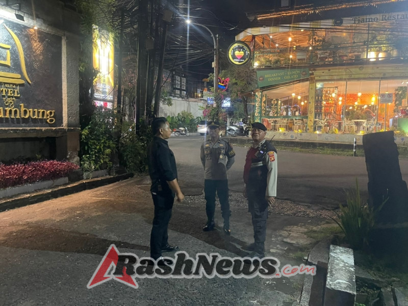 Tak Henti Patroli Unit Samapta Polsek Kuta Utara Susuri Jalan Petitenget