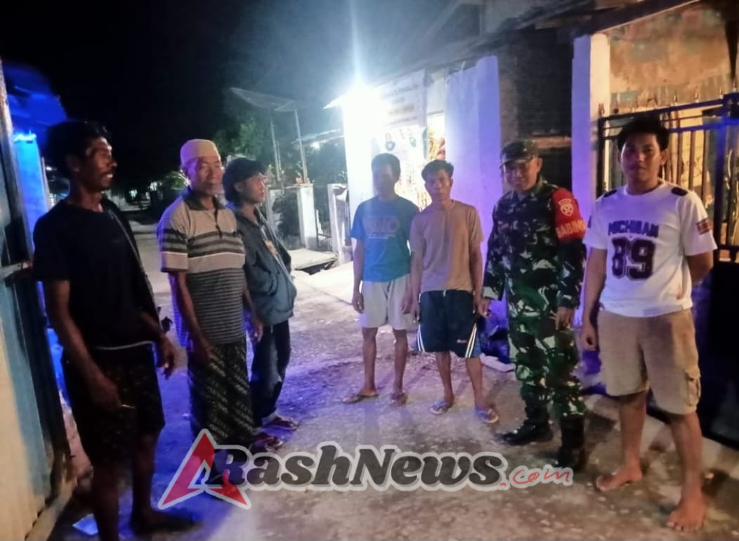 Babinsa Simpasai Imbau Warga Waspada Tamu Mencurigakan