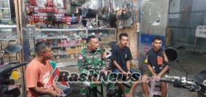 Babinsa Koramil 01/Ba’a Laksanakan Patroli Malam di Kelurahan Mokdale