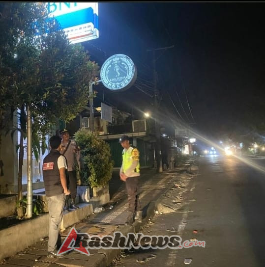 Cegah terjadinya Kriminalitas pada malam hari, Polsek Penebel laksanakan Patroli Blue Light