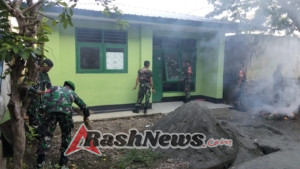 Kebersamaan Prajurit: Koramil Taliwang Lakukan Kurve di Rumah Dinas Danramil