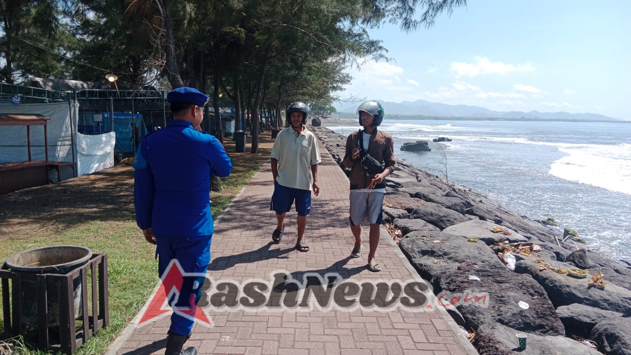 Polres Gianyar Tingkatkan Patroli Pesisir di Pantai Masceti