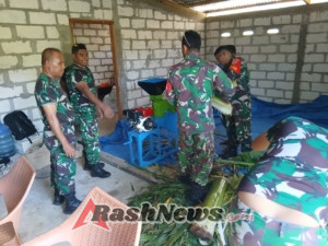 Koramil 1627-03/Batutua Dukung Inovasi Pakan Ternak dengan Mesin Cacah dan Pelet