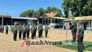 Upacara Korps Raport Kenaikan Pangkat Kodim 1603/Sikka: Motivasi dan Amanah Baru bagi Prajurit