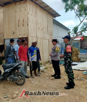 Polsek Kuta Selatan Gelar Cooling System di Proyek Villa, Himbau Buruh Jaga Kamtibmas