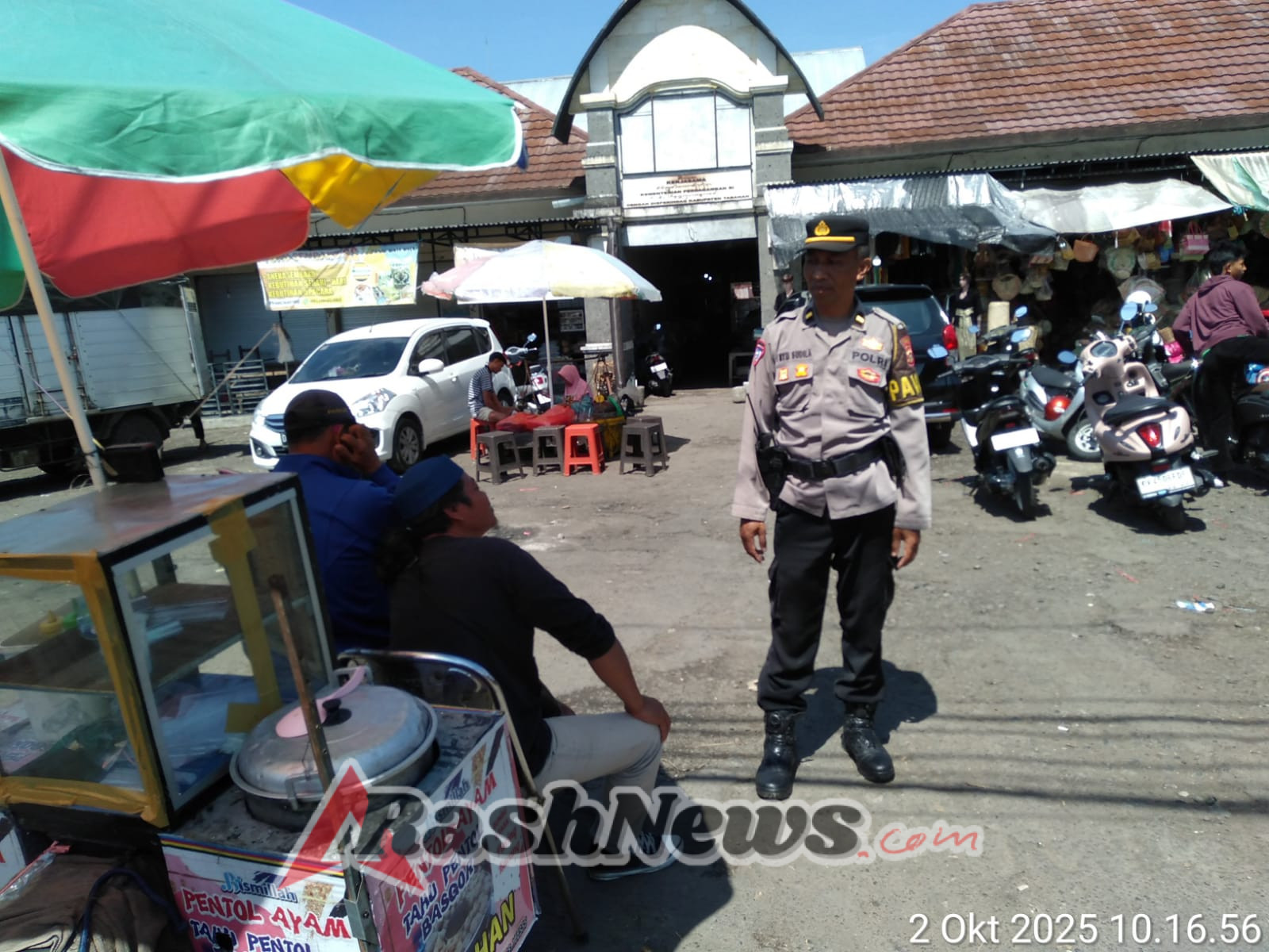 Polsek Baturiti Gelar Patroli Yustisi dan KRYD, Jaga Kondusivitas Wilayah Wisata Bedugul