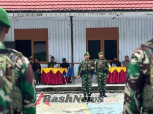Dari Puncak Pegunungan, Prajurit Yonif 743/PSY Raih Kehormatan Pangkat Baru