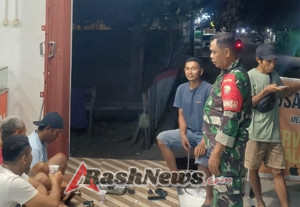 Babinsa Marada Gelar Ronda Malam Bersama Warga untuk Tingkatkan Kamtibmas