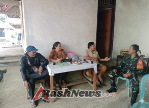 Babinsa Bongancina Silaturahmi dengan Tokoh Masyarakat, Wujudkan Kemanunggalan TNI-Rakyat