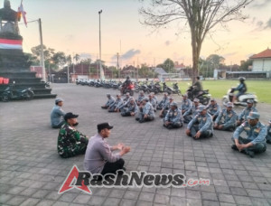 Jumat Curhat Polsek Abiansemal: Linmas Jadi Garda Terdepan Di Lingkungan Desa
