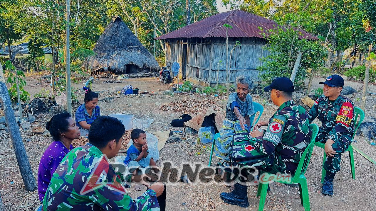 Pos Nino Adakan Pengobatan Gratis Bagi Warga Desa Inbate