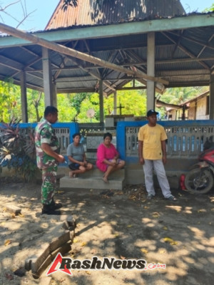 Babinsa Kodim 1602/Ende Perkuat Kemanunggalan TNI-Rakyat Lewat Komsos dan Pamwil