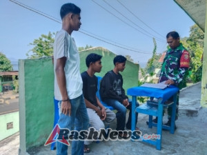 Komsos dan Puldata Ter di Kota Ratu, Babinsa Perkuat Sinergi TNI-Rakyat Mulai dari Generasi Muda