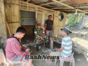Tingkatkan Kepedulian Warga, Babinsa Gelar Komsos dan Pemantauan Wilayah di Kecamatan Ende