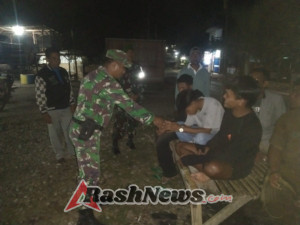 Apel Pengecekan Personil Koramil Woha, TNI Gandeng Tokoh Masyarakat Jaga Lingkungan