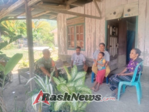 Kodim 1602/Ende Perkuat Kemanunggalan TNI-Rakyat Melalui Komsos dan Pamwil di Desa Kamubheka