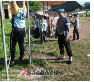 Propam Polres Tabanan Awasi Tes Kesamaptaan Jasmani Semester II, Pastikan Kesiapan Fisik Personel