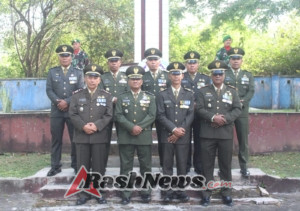 Kasdim 1620/Loteng Pimpin Ziarah Nasional di TMP Mandalika Peringati HUT ke-80 TNI