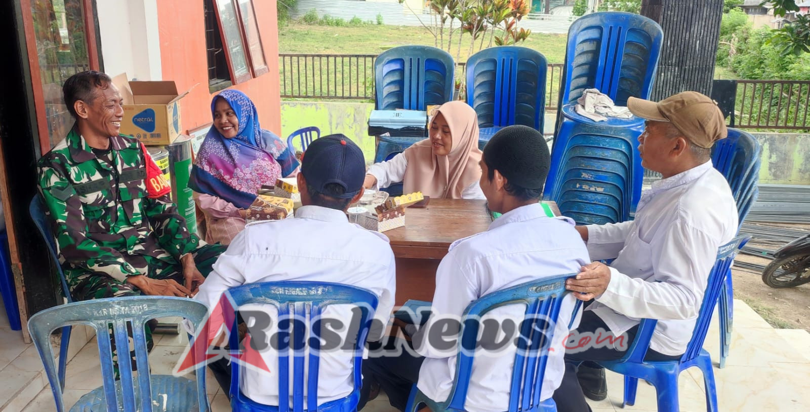 Babinsa Koramil 03/Seteluk Aktif Pantau Situasi Wilayah Binaan