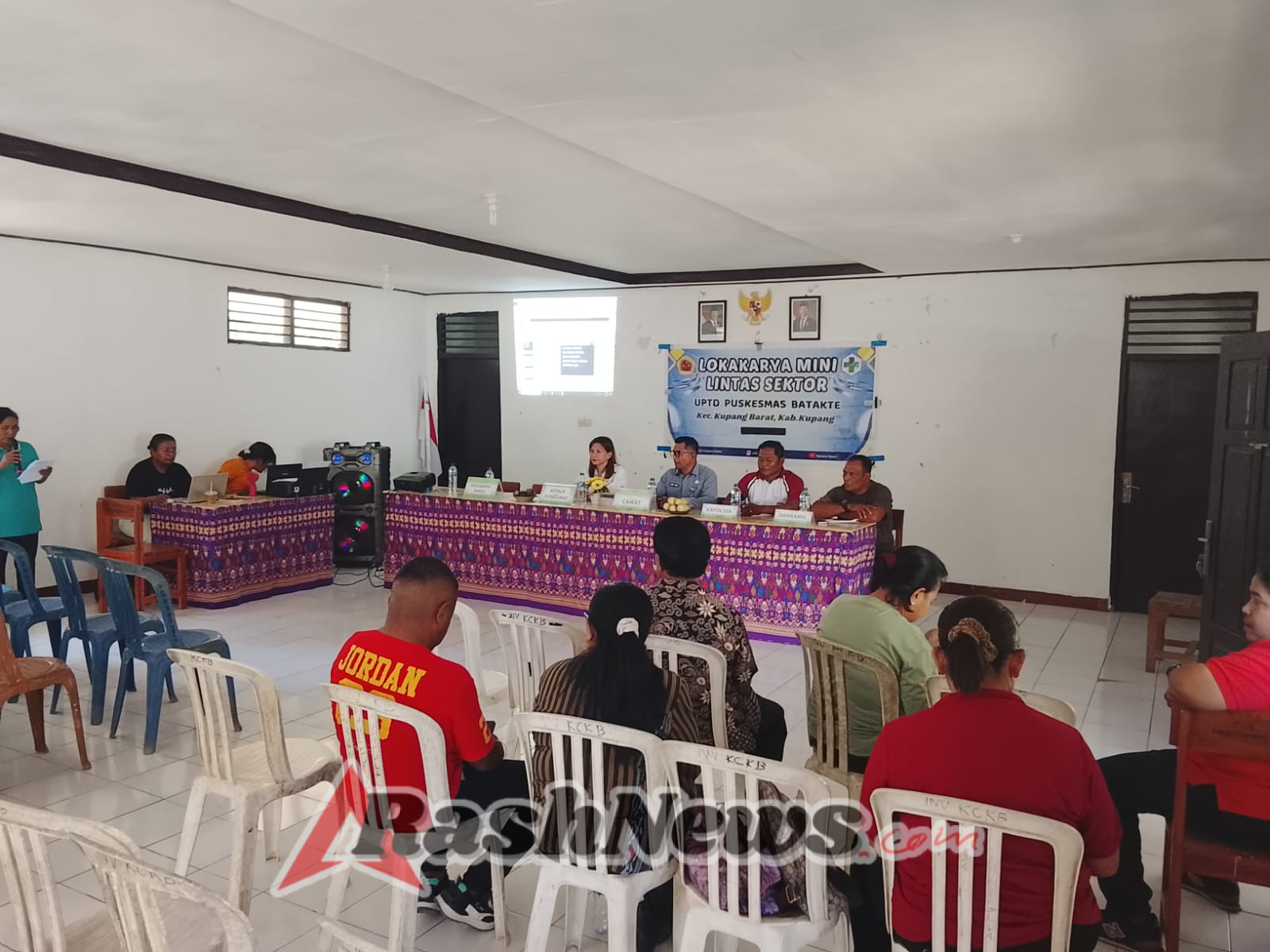 Serma Ibrahim Hadiri Kegiatan Puskesmas Batakte, Koramil Siap Bersinergi Dengan Puskesmas