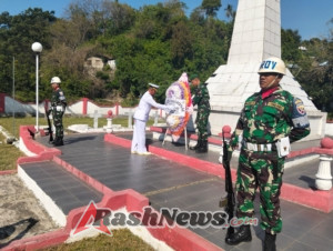 TNI di Ende Bersatu dalam Ziarah Nasional Khidmat HUT ke-80 TNI