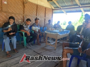 Survei dan Riset UGM di Matawai Amahu Didukung Babinsa serta Tokoh Masyarakat