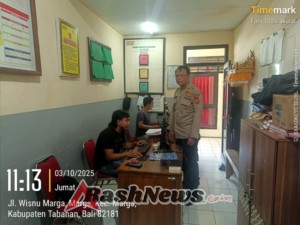 Kapolsek Marga Berikan Arahan Kepada Unit Reskrim