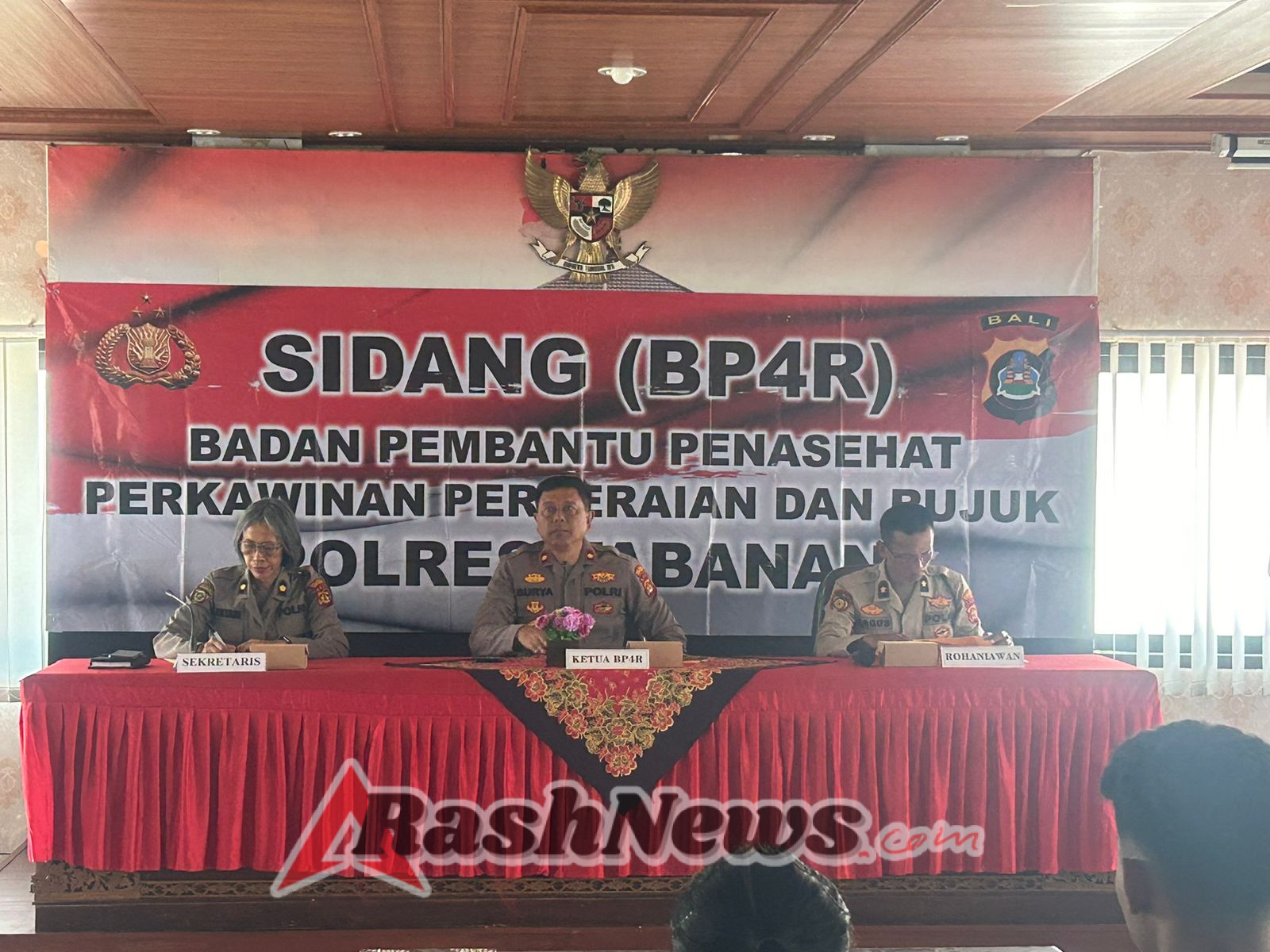 Polres Tabanan Gelar Sidang BP4R, Bekali Personel dengan Pembinaan Perkawinan