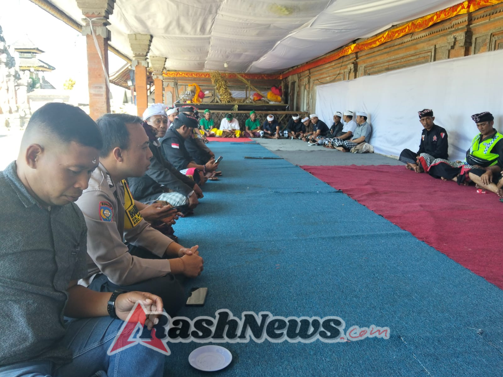 Safari Kamtibmas Polsek Kintamani di Desa Adat Batur