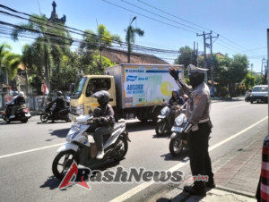 Strong Point dan Blue Light Patrol, Langkah Nyata Sat Lantas Polres Badung Jaga Keselamatan Pengguna Jalan