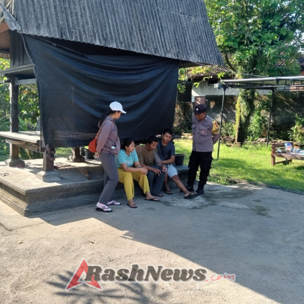 Respon cepat Bhabinkamtibmas Desa Beraban amankan ODGJ (Orang Dalam Gangguan Jiwa)