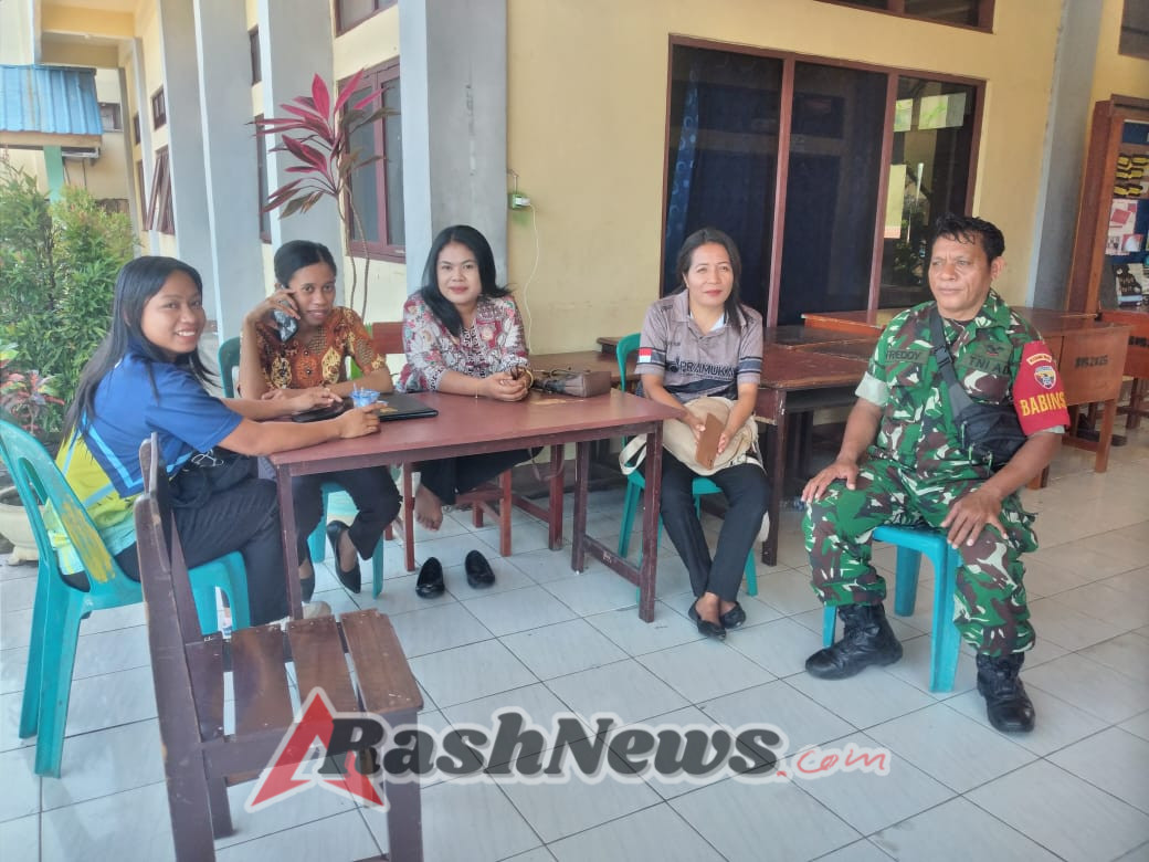 Tingkatkan Wawasan Kebangsaan, Babinsa Ajak Guru Berperan Aktif Bina Siswa