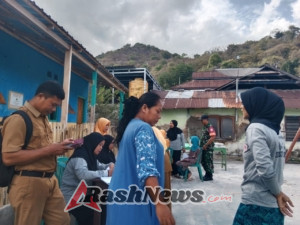 Babinsa Hu’u Aktif Dukung Program Kesehatan Ibu dan Anak di Posyandu Mawar