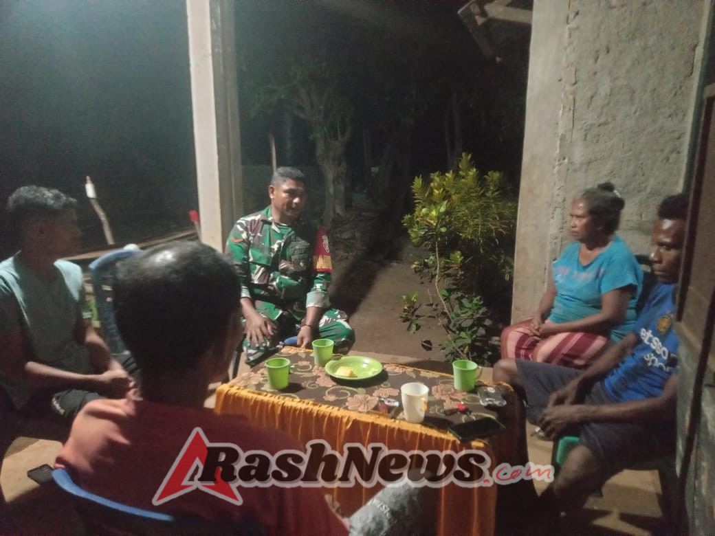 Babinsa Batutua Hadir dalam Penyelesaian Sengketa Gadai Motor di Rote Barat