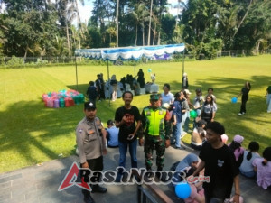 Babinsa dan Bhabinkamtibmas Bitera Wujudkan Suasana Kondusif dalam Outbond ITEKES Bali