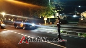 Samapta Polsek Abiansemal Intensifkan Strong Point Subuh Pada Jalur Rawan