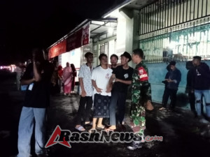 ‎Babinsa Bagik Payung Selatan Gelar Patroli Malam Bersama Warga Jaga Kamtibmas