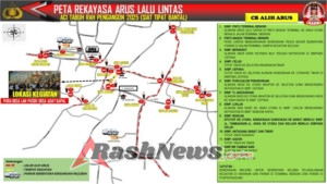 Pengumuman! Jalur Denpasar-Gilimanuk di Kelurahan Kapal Ditutup Jam 3 Sore