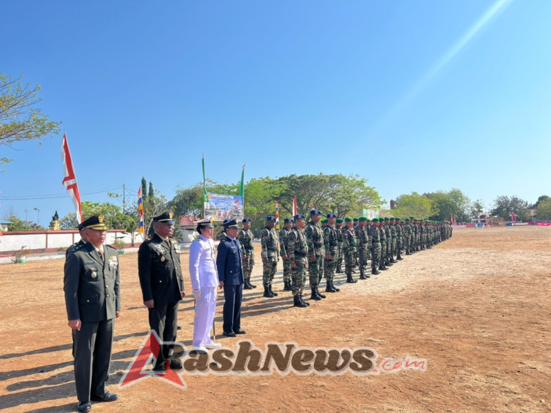 Upacara HUT ke-80 TNI di Kodim 1601/Sumba Timur Berlangsung Penuh Semangat Nasionalisme
