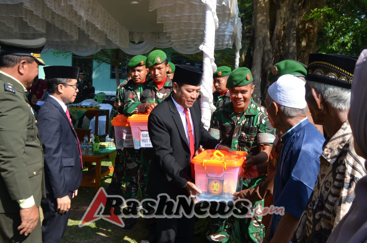 Sinergi dan Kepedulian Warnai Peringatan HUT ke-80 TNI di Kabupaten Dompu