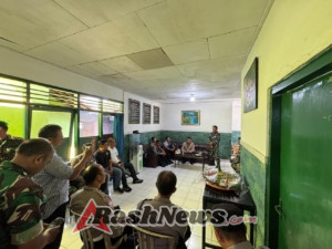 Danramil Gianyar Apresiasi Kunjungan Silaturahmi Polsek Gianyar di Momentum HUT TNI ke-80