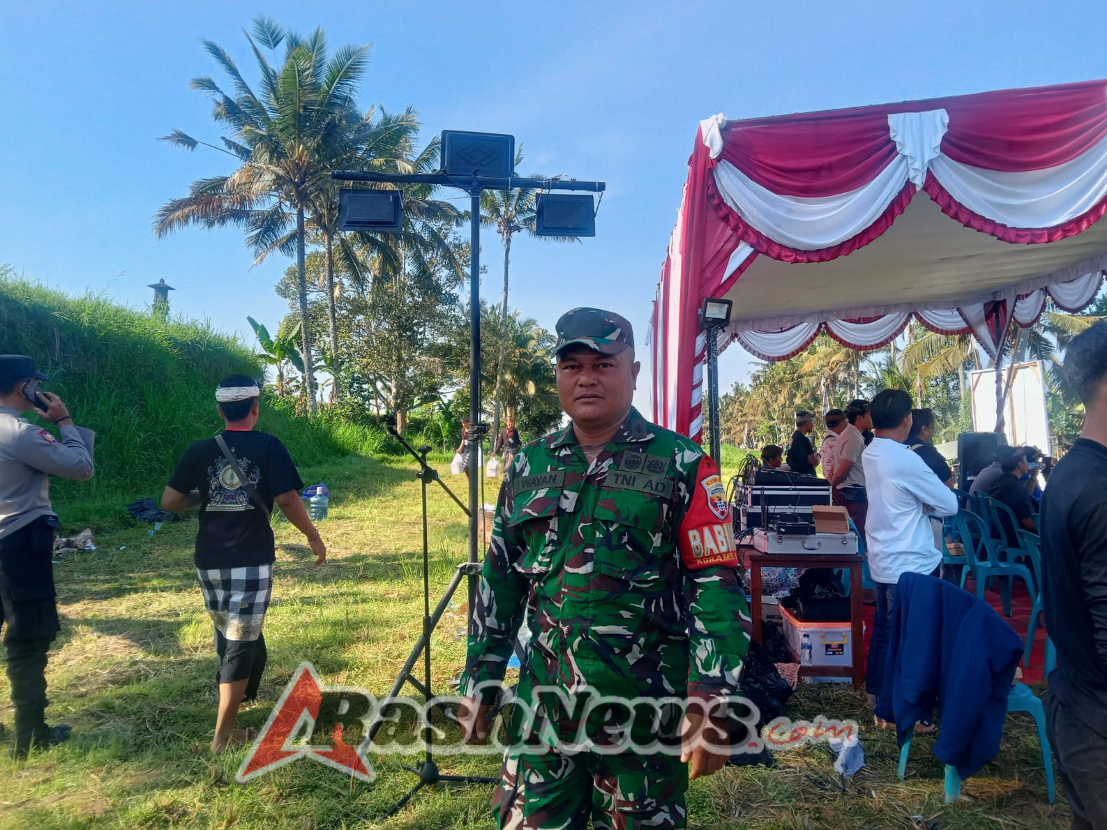 Pererat Silaturahmi, Babinsa Bresela Ikut Sukseskan Lomba Mancing Air Deras di Subak Desa