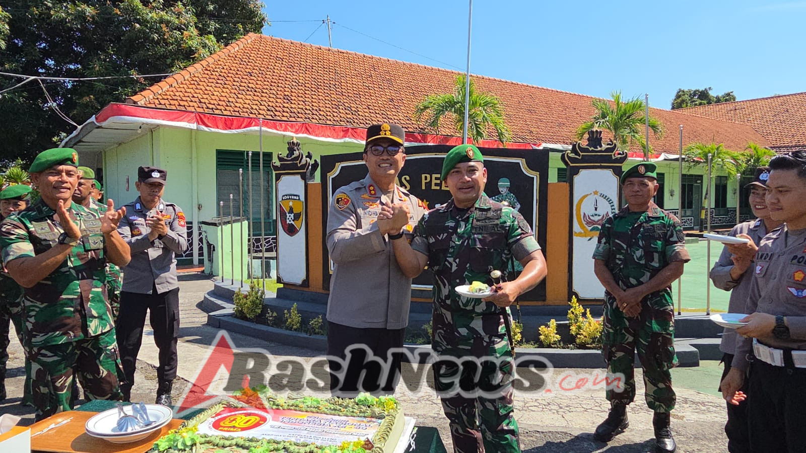 HUT ke-80 TNI Jadi Momentum Keakraban TNI-Polri di Secata Rindam IX/Udayana