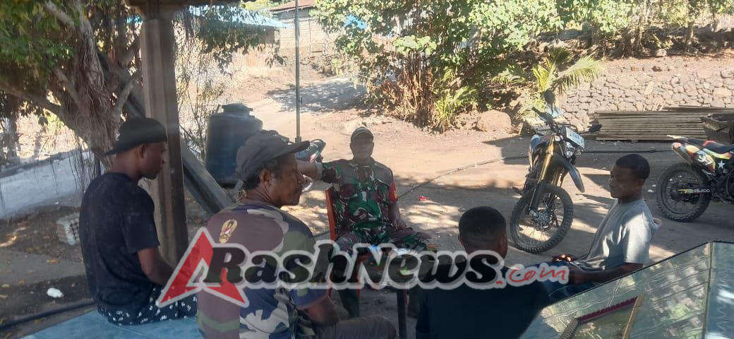 Sinergi Babinsa dan Masyarakat Bouweli Wujudkan Lingkungan Aman dan Produktif