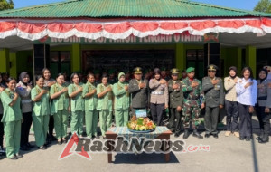Hati ke Hati, TNI–Polri TTU Perkuat Kebersamaan di Hari Ulang Tahun TNI ke-80