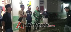 Sinergitas TNI dan Warga Daha Terjalin Kuat Lewat Kegiatan Ronda Malam