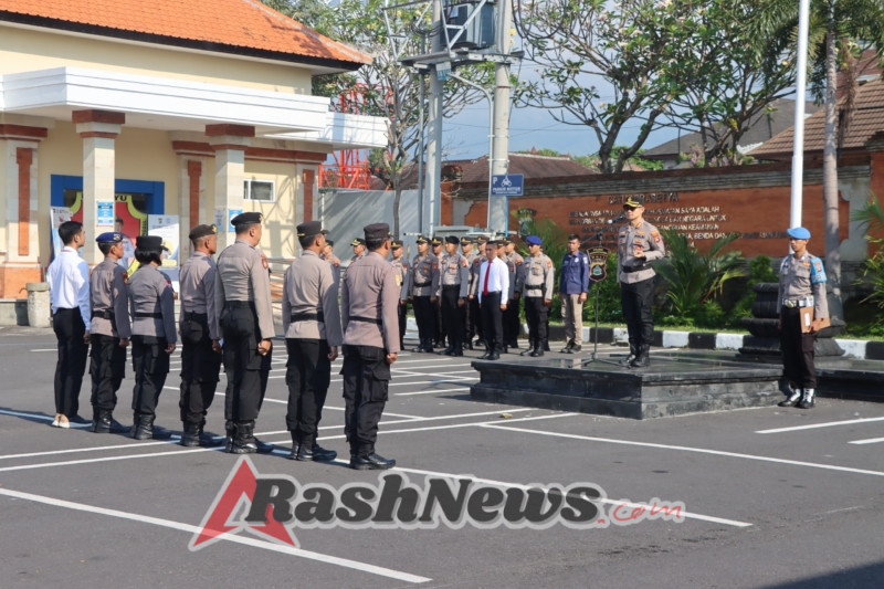 Kapolres Karangasem Ucapkan Terima Kasih kepada Seluruh Personil atas Dedikasi dalam Bertugas